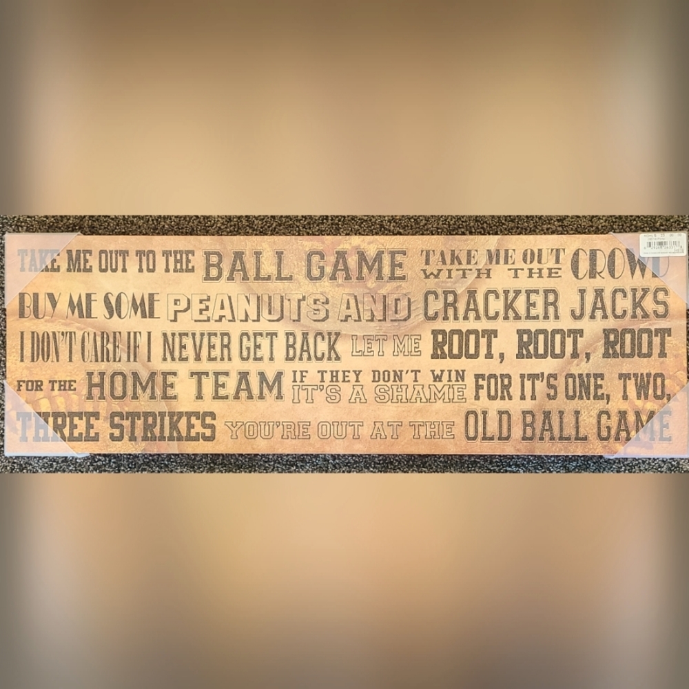 Baseball Wall Canvas